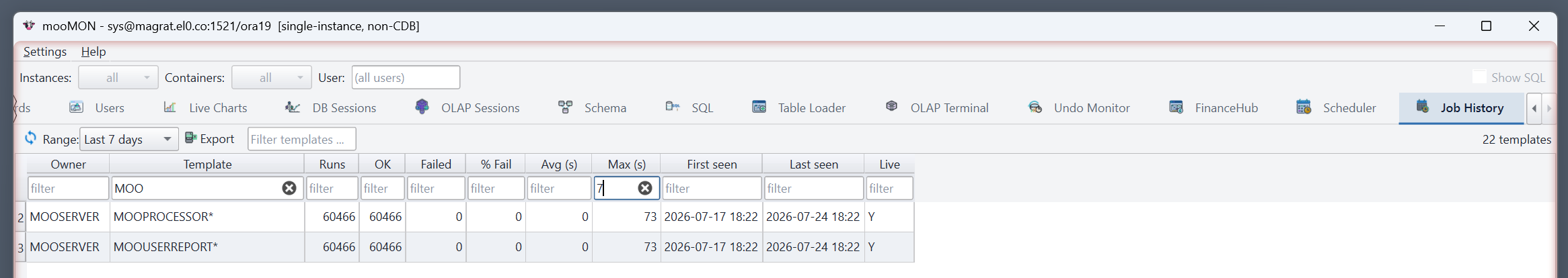 Grid column filter