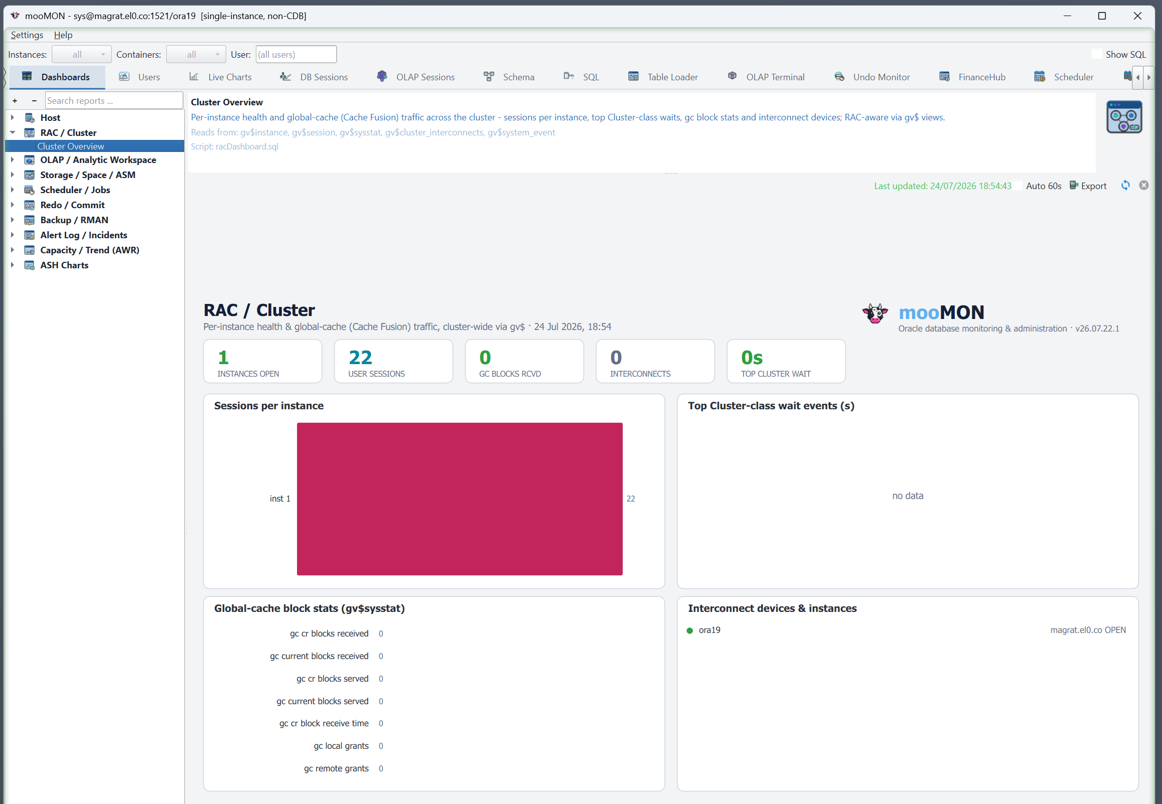 Cluster overview